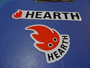 ◇ 激レア アメリカ オレゴン州ポートランド レアなスニーカーショップ 【HEARTH】 ロゴステッカー 2枚セット ◇