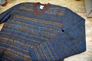  Leica period * Dries Van Noten DRIES VAN NOTEN archive wool made hand made V neck sweater (M) * Belgium made 