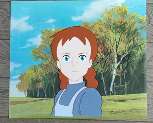 [ cell picture ] Anne of Green Gables cell picture printing Ghibli background attaching Miyazaki .