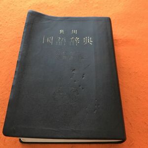 F30-011 角川国語辞典 新版 角川書店 記名塗りつぶし有り