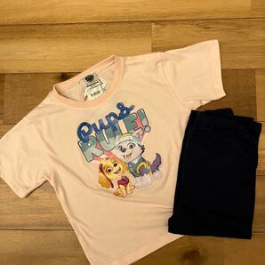 パウパトロール　パジャマ110 スカイ　エベレスト　Tシャツ　ズボン　新品タグ付き　 半袖Tシャツ