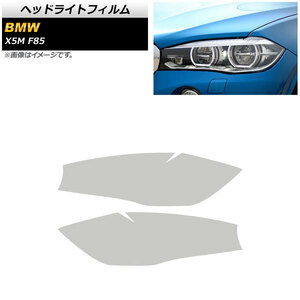 ヘッドライトフィルム BMW X5 M F85 2013年～2019年 クリア TPU素材 AP-XT1803-CL 入数：1セット(左右)