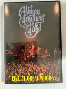 【DVD-ROCK】オールマン・ブラザース・バンド(ALLMAN BROTHERS BAND)「LIVE AT GREAT WOODS」レア中古DVD(リージョンフリー) US初盤, RO124