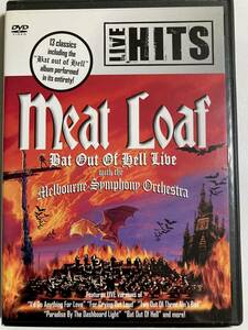 【DVD-ROCK】ミート・ローフ（MEAT LOAF）「BAT OUT OF HELL LIVE WITH THE MELBOURNE ORCHESTRA」( レア)中古DVD(北米仕様)、US盤、RO-131