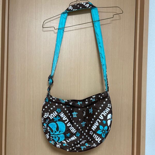 ショルダーバック 海 青 水色 焦茶 レディース カバン バック