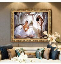 Oil painting, portrait, hallway mural, girl dancing ballet, reception room hanging, entrance decoration, decorative painting 212, Artwork, Painting, others