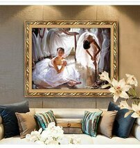 Art hand Auction Oil painting, portrait, hallway mural, girl dancing ballet, reception room hanging, entrance decoration, decorative painting 212, Artwork, Painting, others