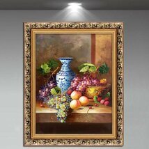 Oil painting, still life painting, landscape painting, corridor wall painting, reception room hanging painting, entrance decoration, decorative painting, flowers and house, Painting, Oil painting, Still life
