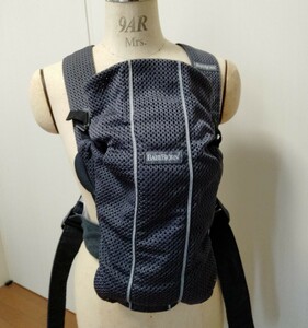 BabyBjorn* baby byorun* слинг-переноска * кенгуру *MINI* новорожденный *3D сетка air* антрацит * серый * прекрасный товар 