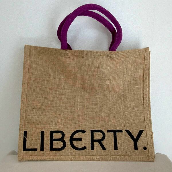 LIBERTY. リバティ 麻トートバッグ 新品未使用 既製品 