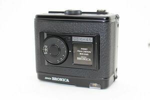 美品■ゼンザブロニカ ZENZA BRONICA GS 6x7 220 GS-1用 フィルムバック #Z2454