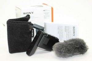 ■新品同様品■ソニー SONY カメラ用マイク ECM-B10 ショットガンマイクロホン/可変指向性/ウインドスクリーン付属 #Z2497