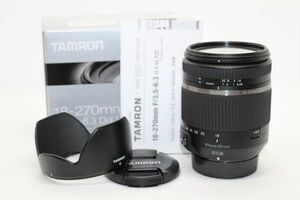 新品同様品■タムロン TAMRON 18-270mm F3.5-6.3 Di II VC PZD B008TSN NIKON ニコン用 #Z2537