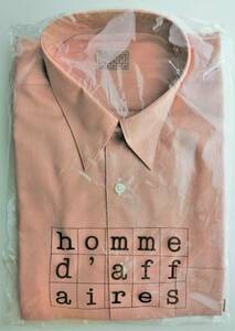 長袖ワイシャツ 日本製 CHOYA Hommed'affairs オムダフェール Sサイズ ドレスシャツ 百貨店購入