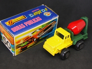  rare that time thing rare thing gi Subaru Spain made minicar No.50 concrete mixer vehicle (Guisval obras publicas super campeon Spain)