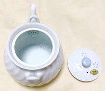 新品　有田焼　高山作　ほたる蛍彫り　花の露番茶器　急須＆蓋付湯呑５客　茶器セット_画像4