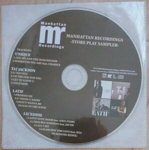 【送料無料】オムニバス promo盤 MANHATTAN RECORDINGS 非売品 入手困難 希少品 レア V.A [CD]