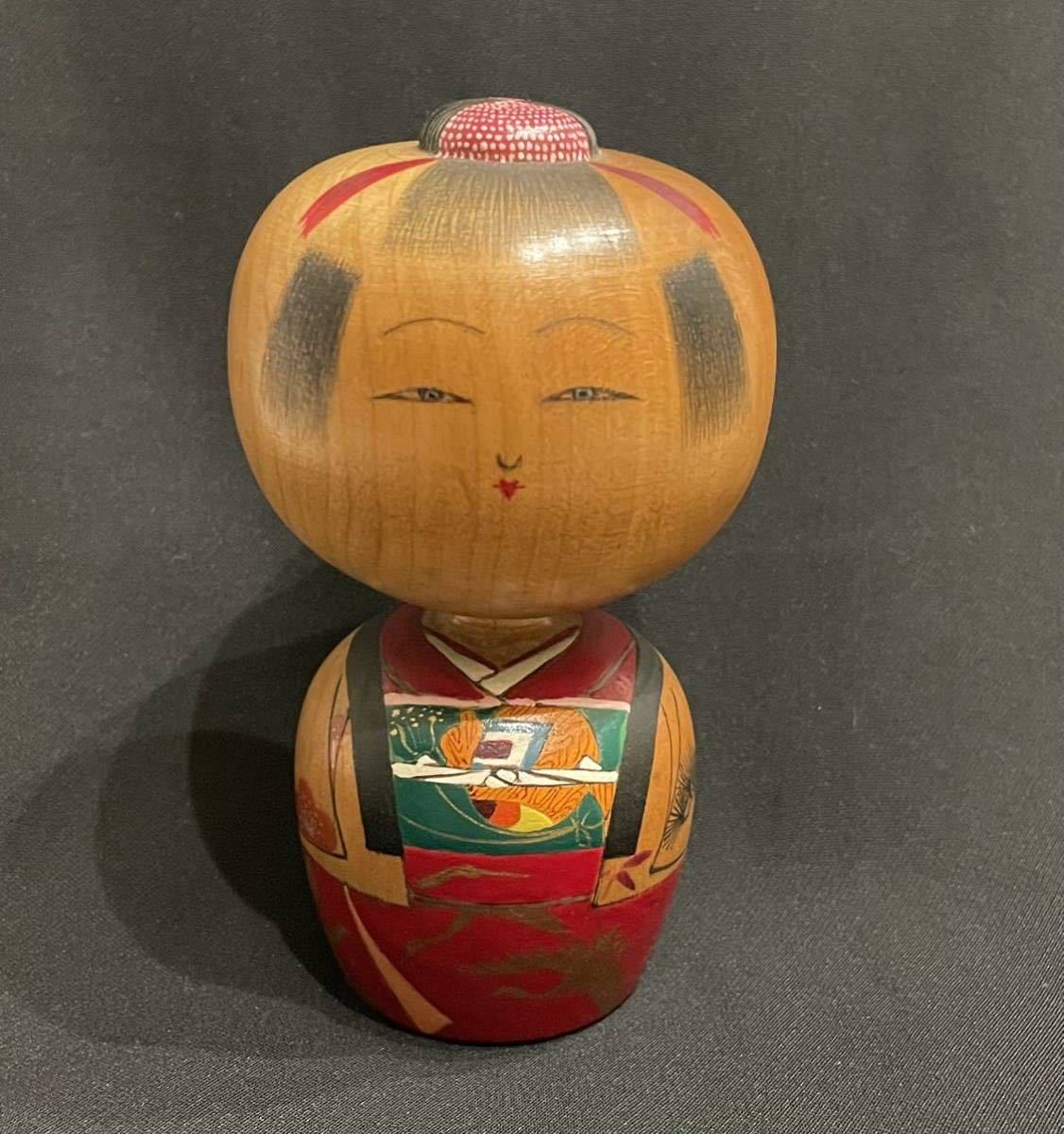 与八こけしこけし福入人形与八人形高さ約11.5cm 高野与八民芸品郷土