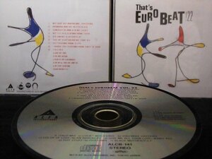 34_06462 That's Eurobeat Vol. 22