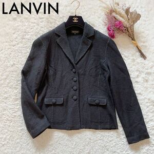 LANVIN ランバン ウールジャケット ブラック 40 レディース O72311-79