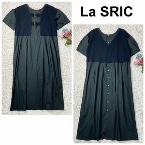 La SRIC スリック 2バックル 前後2way ワンピース ブラック フリーサイズ レディース B82322-90