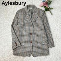 Aylesbury アリスバーリー ジャケット チェック ウール 11号 レディース B82322-59_画像1