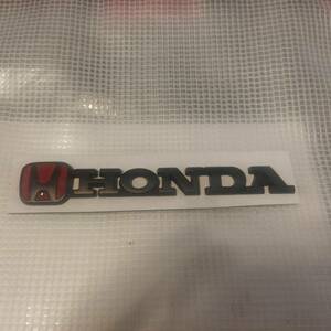 HONDA エンブレム マットブラック 横12cm×縦2cm