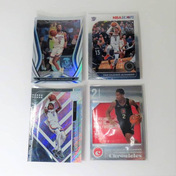 SHAI GILGEOUS-ALEXANDER シェイギルジャス アレクサンダー PANINI パニーニ トレーディングカード 4枚セット ルーキーカード 1枚