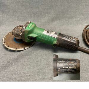 M8022[HIKOKI] high ko-ki electric disk g line daG13SH6 small diameter power tool old Hitachi Koki operation goods 