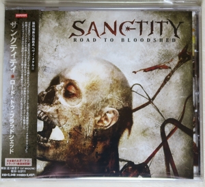 ☆ サンクティティ Sanctity ロード・トゥ・ブラッドシェッド Road To Bloodshed 初回盤 日本盤 帯付き RRCY-21284 新品同様 ☆