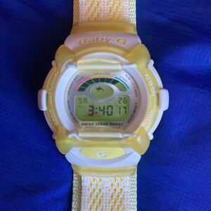 ☆★即決有★☆ 黄色 ELライトにマンタ 限定WCCS BG-200WC Baby-Gカシオ腕時計 CASIO Baby-G★ CASIO カシオ腕時計 Baby-G ★動作確認済★