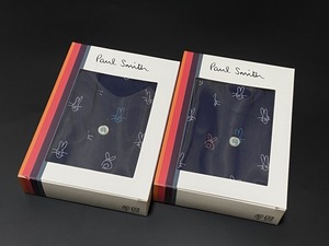  new goods prompt decision * Paul Smith trunks 2 pieces set box attaching *Paul Smith/ inner pants / rabbit / navy /L size 