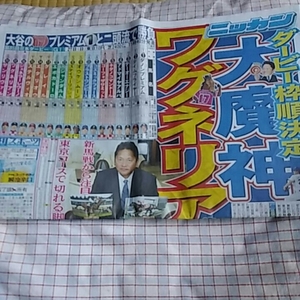 日刊スポーツ●2018年5月25日 日刊スポーツ●新聞