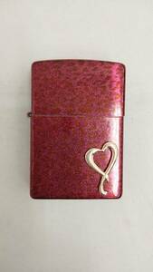 ◆◇中古品　ハートオブザパンサー　バイオレット　ジッポ　ZIPPO　ライター TU576-206◇◆