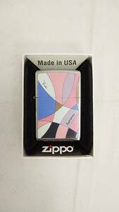 ◆◇中古品　Supreme x Emilio Pucci シュプリーム エミリオ プッチ コラボレーション ジッポ ZIPPO ライター Dusty Pinｋ TU565-206◇◆