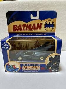  ultra rare out of print rare!CORGI!BATMAN!BATMOBILE!1/43 scale! die-cast minicar! new goods unused goods! that time thing!