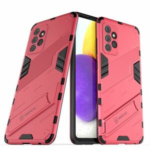 B在庫処分 赤 Galaxy A72 5G / 4G ケース カバー ギャラクシー 本体 画面 保護 米軍 丈夫 耐衝撃 超頑丈 スタンド ホルダー 最強 サムセン