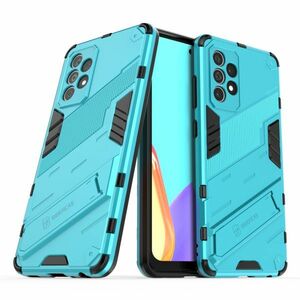 B在庫処分 青 Galaxy A52 5G ケース カバー ギャラクシー SC-53B 本体 画面 保護 米軍 丈夫 耐衝撃 超頑丈 スタンド機能 ホルダー 最強