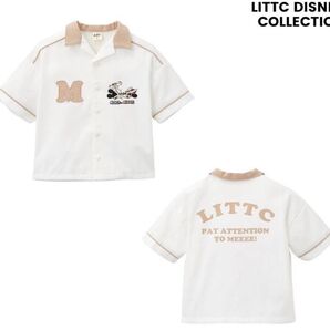 リトシー ボーリングシャツ 90cm オフホワイト ディズニー