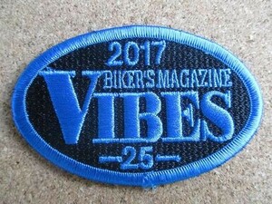 2017 VIBES バイブズ ミーティング 25th 限定 記念 ワッペン パッチ 新潟 苗場 ハーレーダビッドソンharley davidson ツーリング パッチC