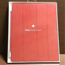 iPad 純正 スマートカバー レッド MD304FE/A タブレット 保護 Smart Cover Apple_画像1