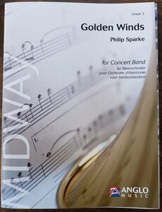送料無料 吹奏楽楽譜 フィリップ・スパーク：ゴールデン・ウィンズ 試聴可 スコア・パート譜セット