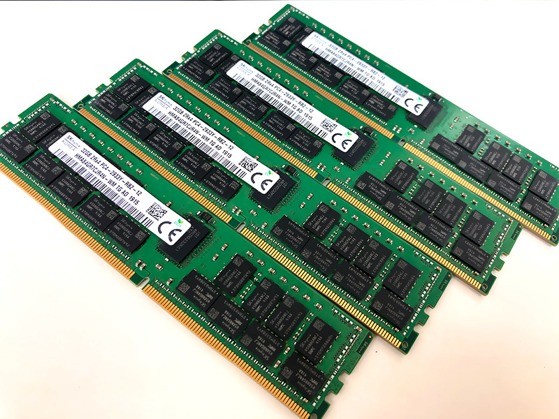 SKhynix 32GB 2Rx4 PC4-2133P-RB1-11 サーバー用DDR4メモリ 32GB ４枚