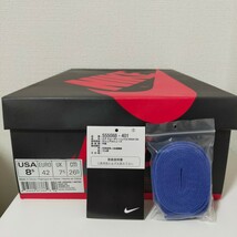 美品 NIKE AIR JORDAN 1 RETRO HIGH OG HYPER ROYAL US8.5 26.5cm ナイキ エアジョーダン ハイパーロイヤル 靴 ジョーダン ハイカット_画像9