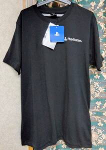 未使用☆PlayStation/プレイステーション Tシャツ　定価1749円(^_-)-☆ Lで大きめ！ユニセックス！プレイステーションのロゴ素敵！