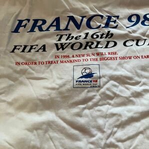 98 サッカーフランスワールドカップオフィシャルＴシャツ　