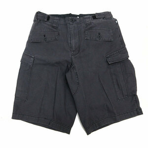 k# inhabitant /INHABITANT 6 pocket cargo shorts / shorts [32]. ash /MENS#140[ used ]