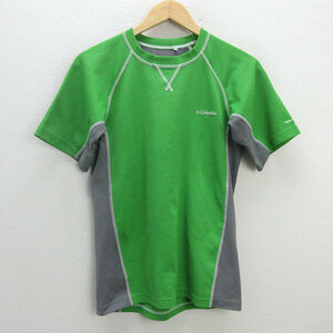 z■コロンビア/Cloumbia TITANIUM OMNI-DRY Tシャツ PM2918【M程度】緑/men's/168【中古】