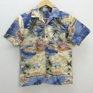 k#USA made #a-ru J si-/RJC Kids for short sleeves aloha shirt [14]KIDS#201[ used ]