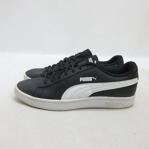 z■【24.5】プーマ/PUMA スマッシュ 365215-04 スニーカー ■黒/LADIES/44【中古】■